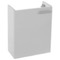 19 Inch Wall Mount Glossy White Bathroom Vanity Cabinet